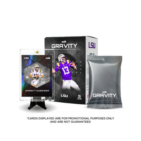 LSU Tigers 2025 Onit Gravity Football Trading Cards Box - Onit - 30020663201