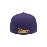 LSU Tigers Mascot College Vault Purple 59FIFTY Fitted Hat - New Era - 23480363201