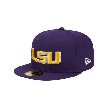 LSU Tigers Script Purple 59FIFTY Fitted Hat - New Era - 23480163201