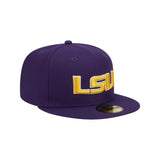 LSU Tigers Script Purple 59FIFTY Fitted Hat - New Era - 23480163201
