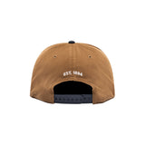 Manchester City Cognac Brown Snapback Hat - Fan Ink - 156207925