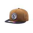 Manchester City Cognac Brown Snapback Hat - Fan Ink - 156207925