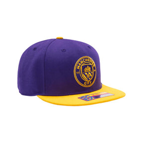 Manchester City Purple/Gold FT - 90 Pro Fitted Hat - Fan Ink - 