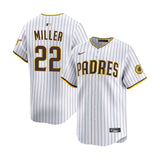 San Diego Padres Mason Miller White Home Limited Jersey
