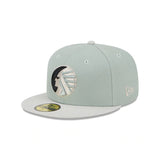 Memphis Chicks Mint/Gray Southern League 59FIFTY Fitted Hat - New Era - 