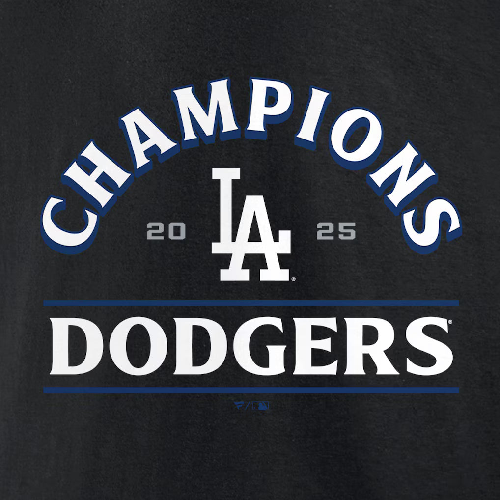 Los Angeles Dodgers 2025 World Series Champions Black Pullover Hoodie