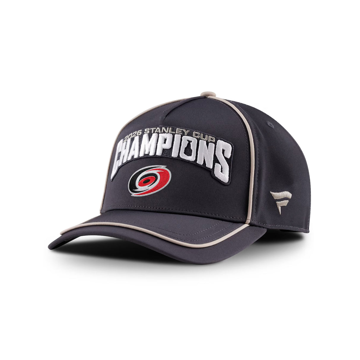 Carolina Hurricanes 2026 Stanley Cup Champions Locker Room Charcoal Adjustable Hat