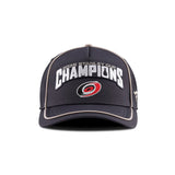 Carolina Hurricanes 2026 Stanley Cup Champions Locker Room Charcoal Adjustable Hat