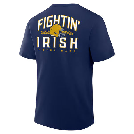 Notre Dame Fighting Irish Navy Quad Legacy T-Shirt