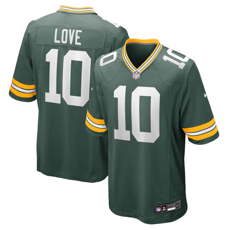 Men's Green Bay Packers Jordan Love Nike Green Player Game Jersey - Nike - 