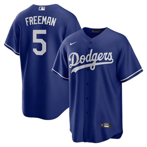 Men's Los Angeles Dodgers Freddie Freeman Nike Royal Alternate 2 Replica Jersey - Nike - 