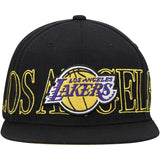 Los Angeles Lakers Mitchell & Ness Black/Yellow Original Fit Snapback Hat