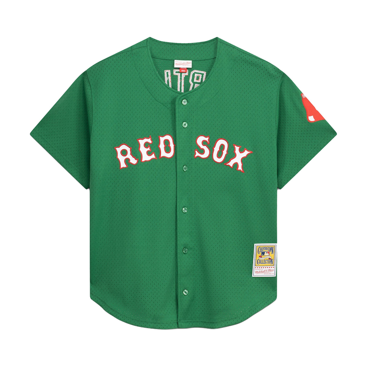 Boston Red Sox David Ortiz Cooperstown Kelly Green Mesh Batting Practice Jersey