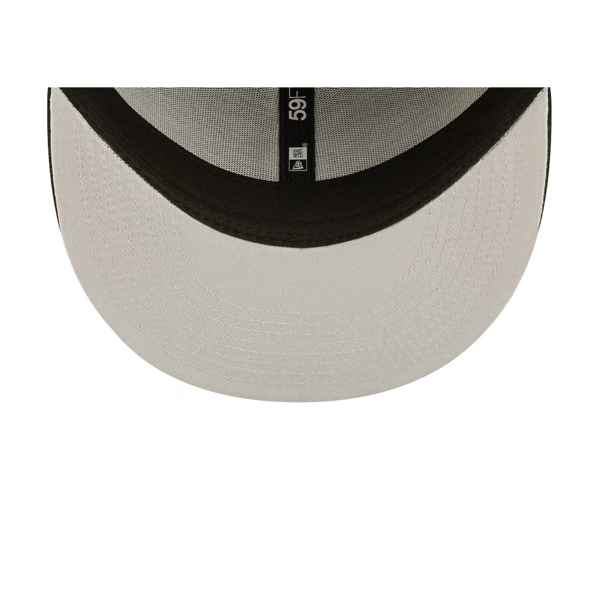 New York Yankees Black White Logo 59FIFTY Fitted Hat