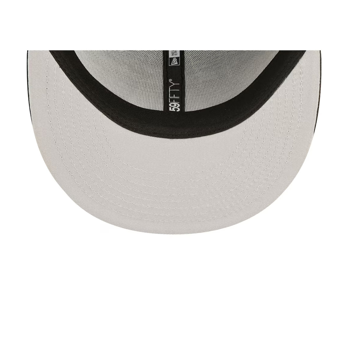 Texas Rangers Black & White Logo 59FIFTY Fitted Hat