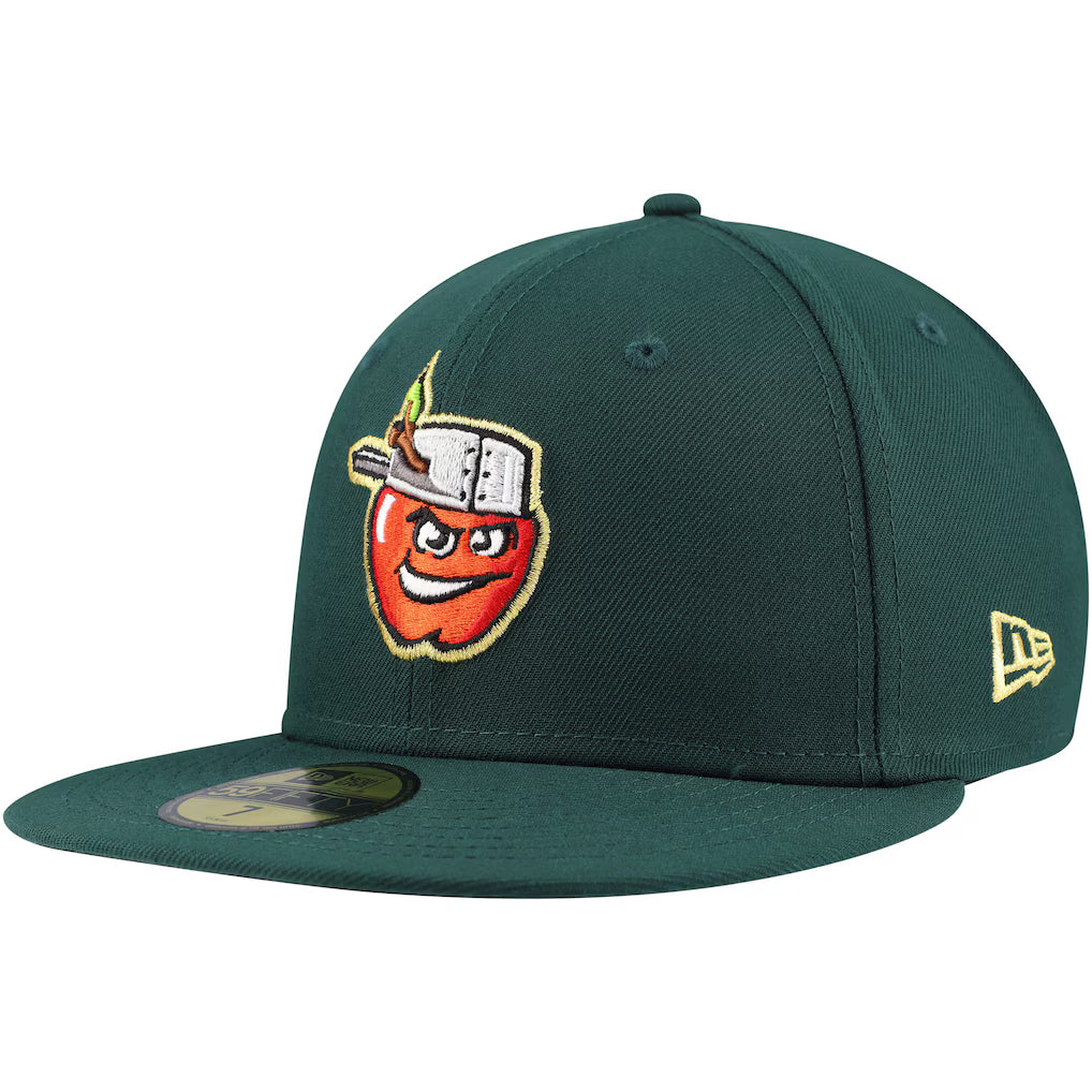 Fort Wayne TinCaps Green Authentic Collection 59FIFTY Fitted Hat
