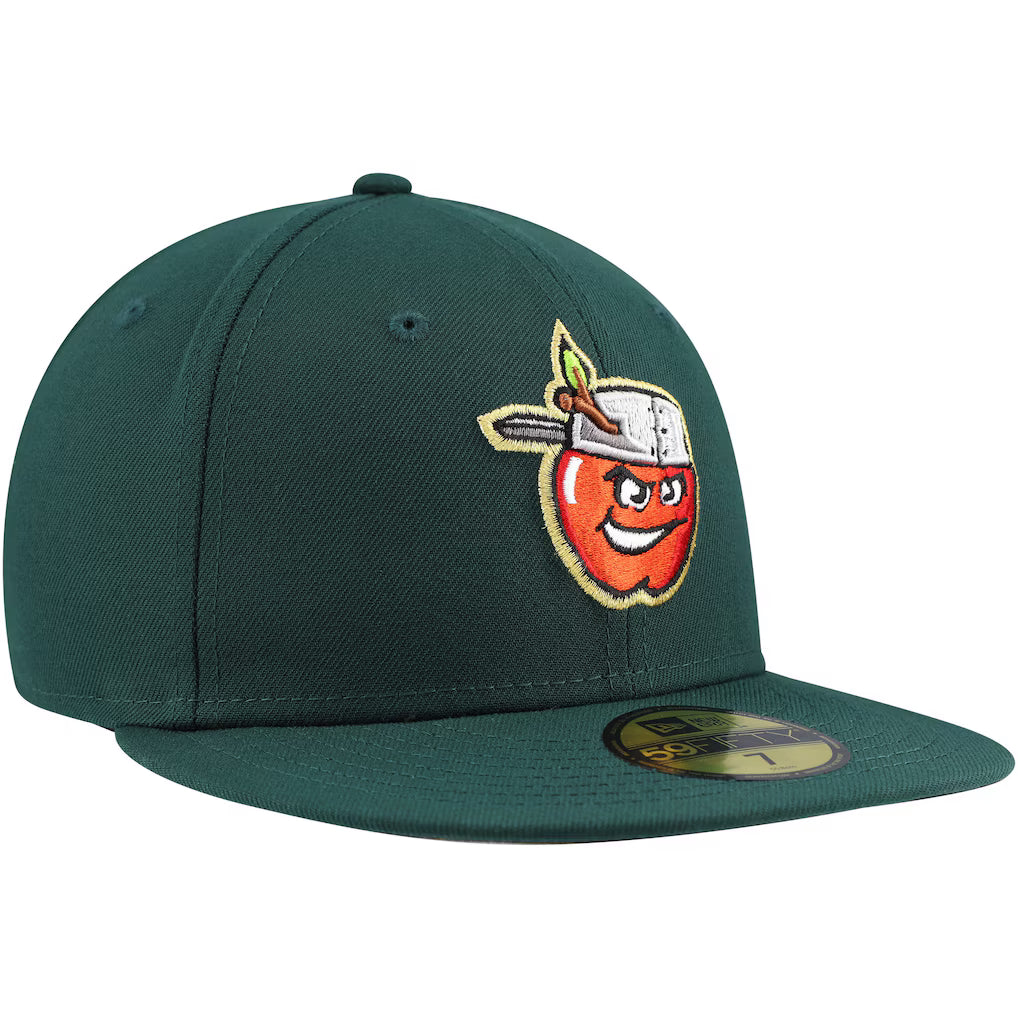 Fort Wayne TinCaps Green Authentic Collection 59FIFTY Fitted Hat
