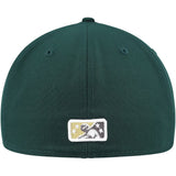 Fort Wayne TinCaps Green Authentic Collection 59FIFTY Fitted Hat