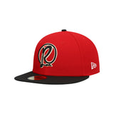 Visalia Rawhide Authentic Collection Road Red 59FIFTY Fitted Hat
