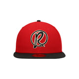 Visalia Rawhide Authentic Collection Road Red 59FIFTY Fitted Hat