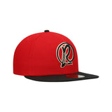 Visalia Rawhide Authentic Collection Road Red 59FIFTY Fitted Hat
