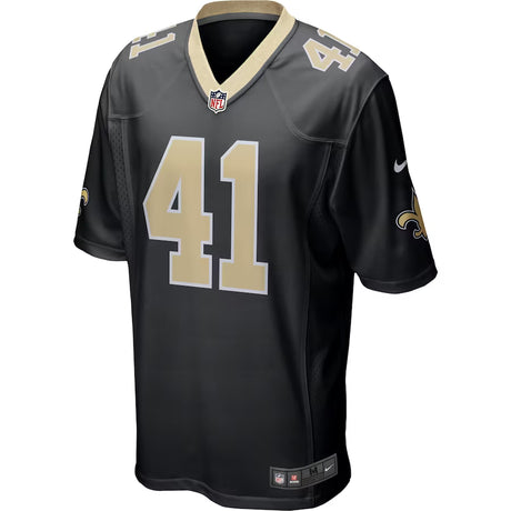 New Orleans Saints Alvin Kamara Black Nike Game Jersey