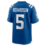 Indianapolis Colts Anthony Richardson Nike Royal Game Jersey