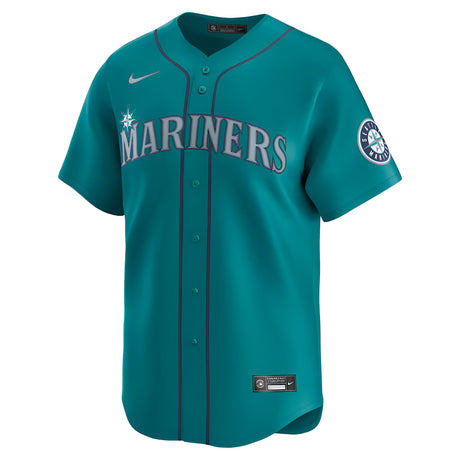 Seattle Mariners Alternate Limited Jersey By Nike® - Aqua
