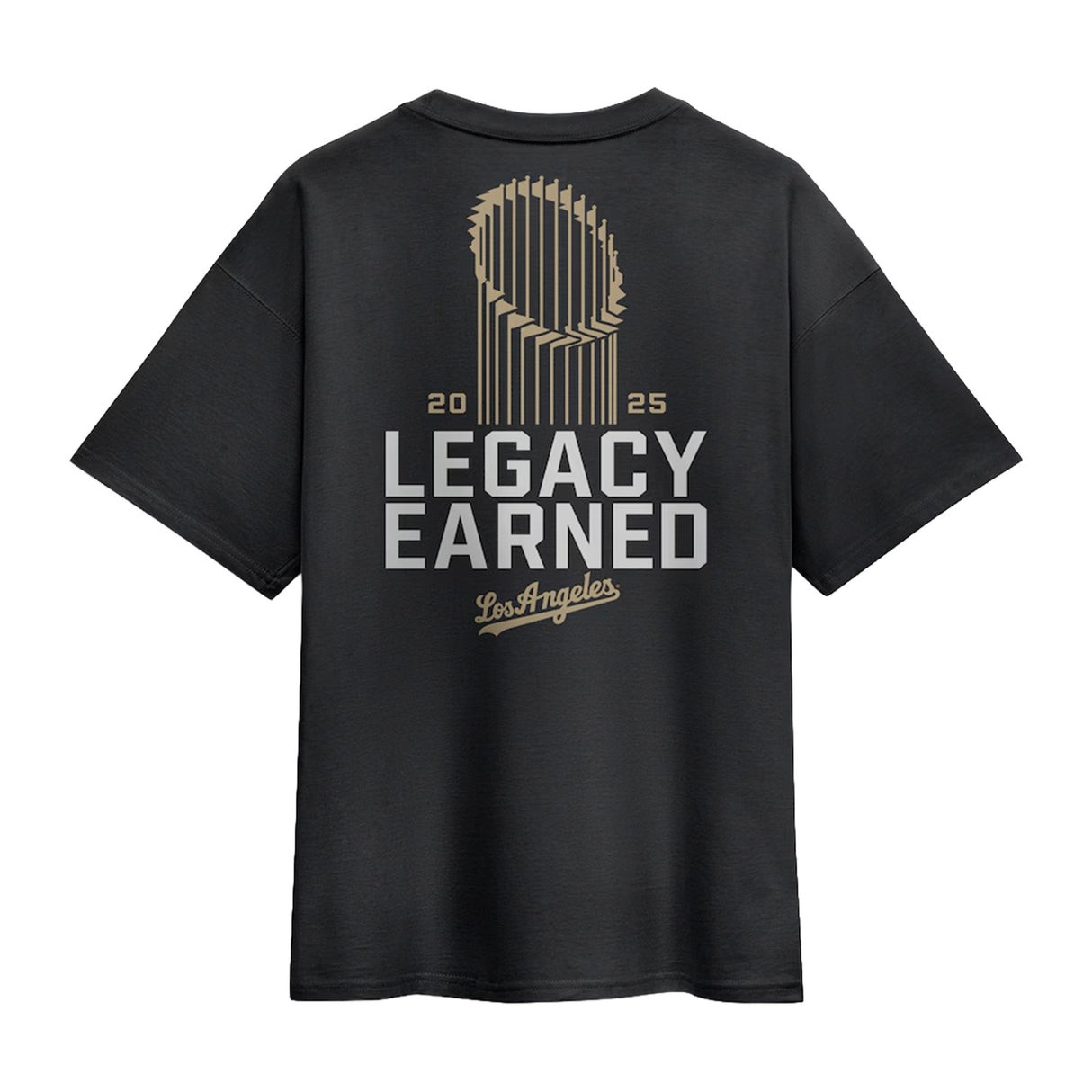 Los Angeles Dodgers 2026 Legacy Earned Black Heavyweight Nike T-Shirt