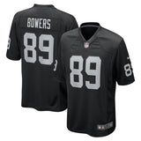 Las Vegas Brock Bowers Raiders Black Nike Player Game Jersey