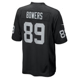 Las Vegas Brock Bowers Raiders Black Nike Player Game Jersey