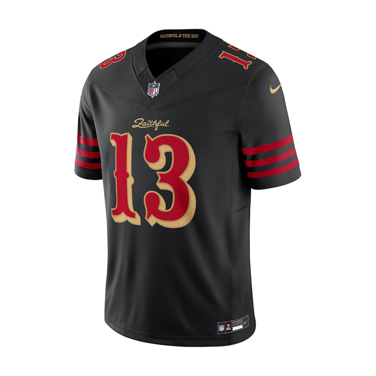 San Francisco 49ers Brock Purdy 2025 Black Rivalries Collection Game Jersey