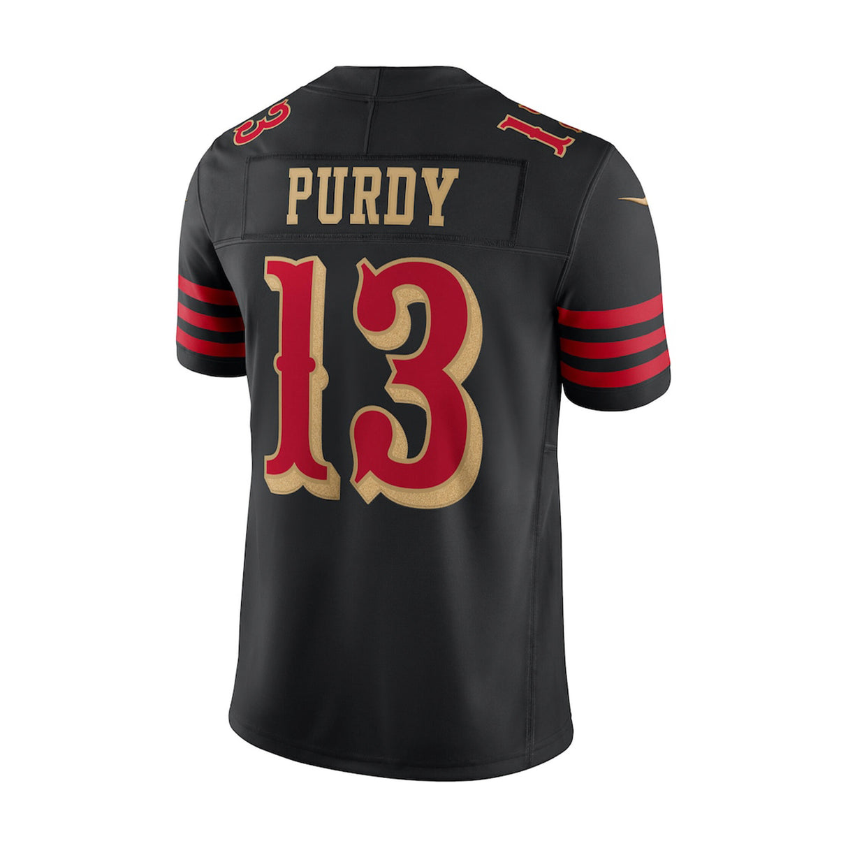 San Francisco 49ers Brock Purdy 2025 Black Rivalries Collection Game Jersey