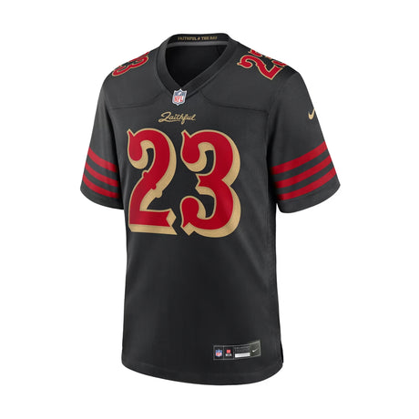 San Francisco 49ers Christian McCaffrey 2026 Rivalries Collection Black Game Jersey