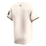 Milwaukee Brewers Nike Home Limited  Cream Jersey