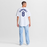 Los Angeles Dodgers Enrique Hernández White Home Replica Jersey