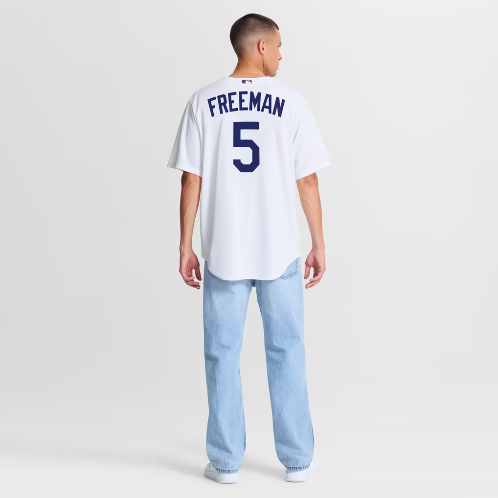 Los Angeles Dodgers Freddie Freeman White Home Replica Jersey