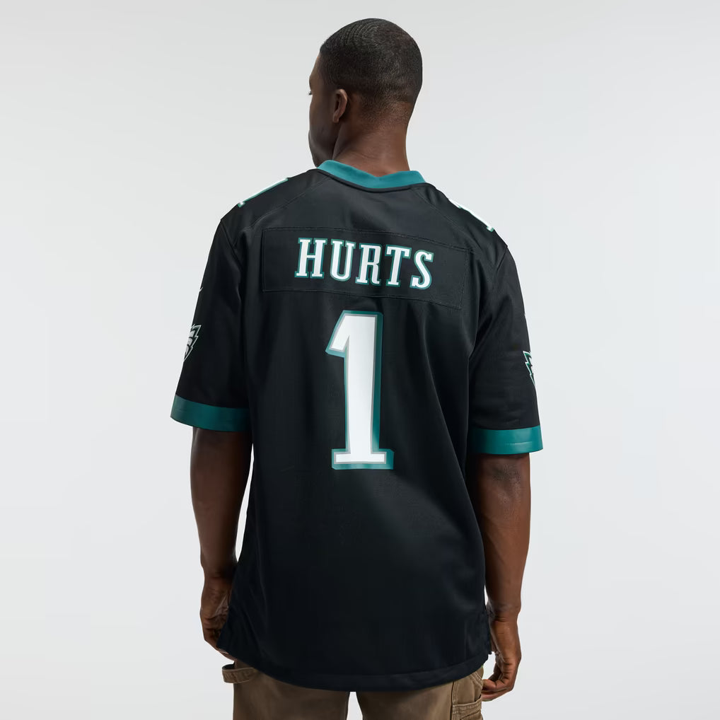Philadelphia Eagles Jalen Hurts Black Alternate Game Player Jersey