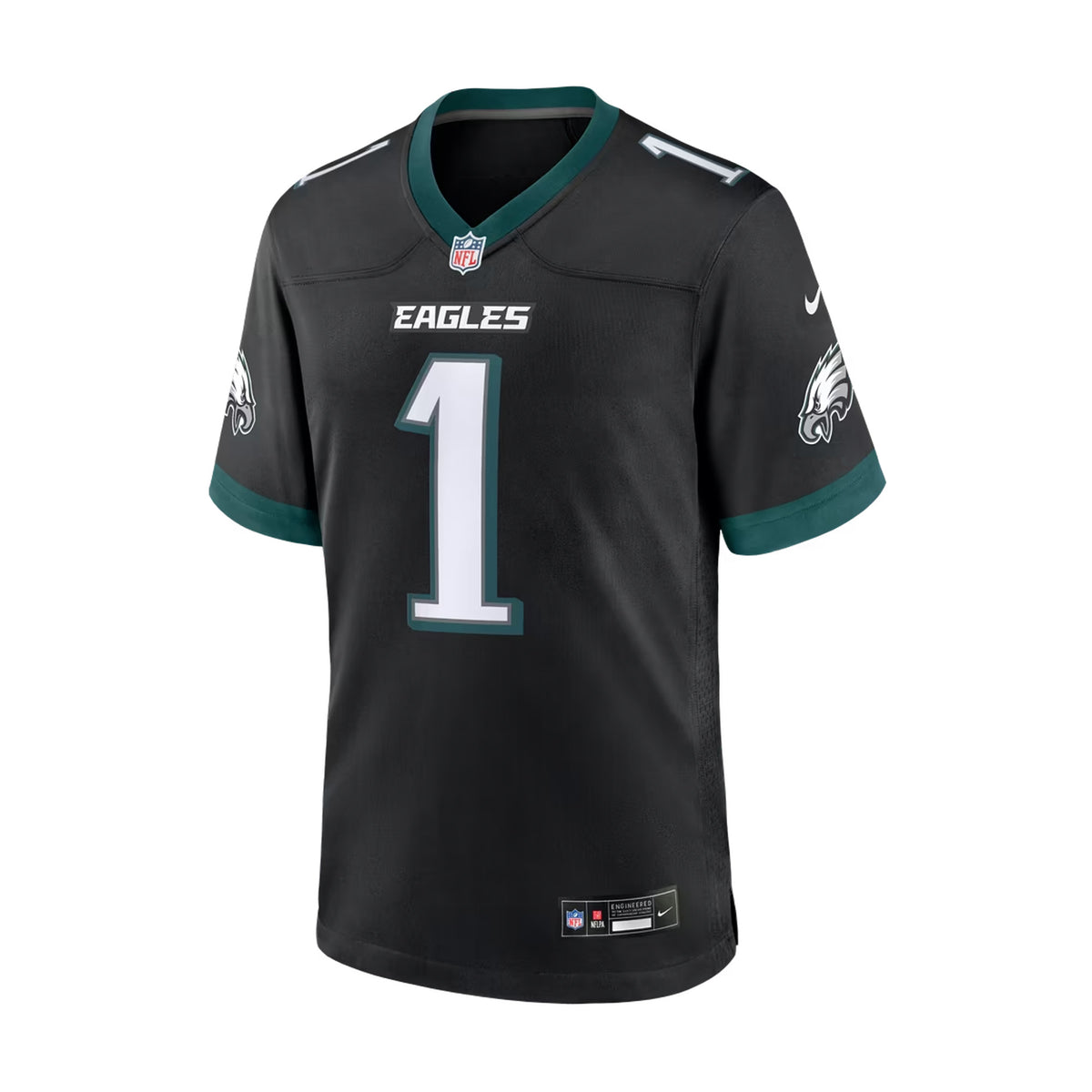 Philadelphia Eagles Jalen Hurts Black Alternate Game Player Jersey