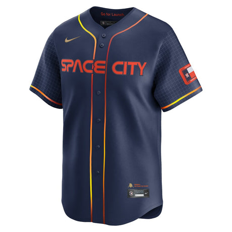 Houston Astros Jeremy Pena Navy Nike Replica City Connect Jersey