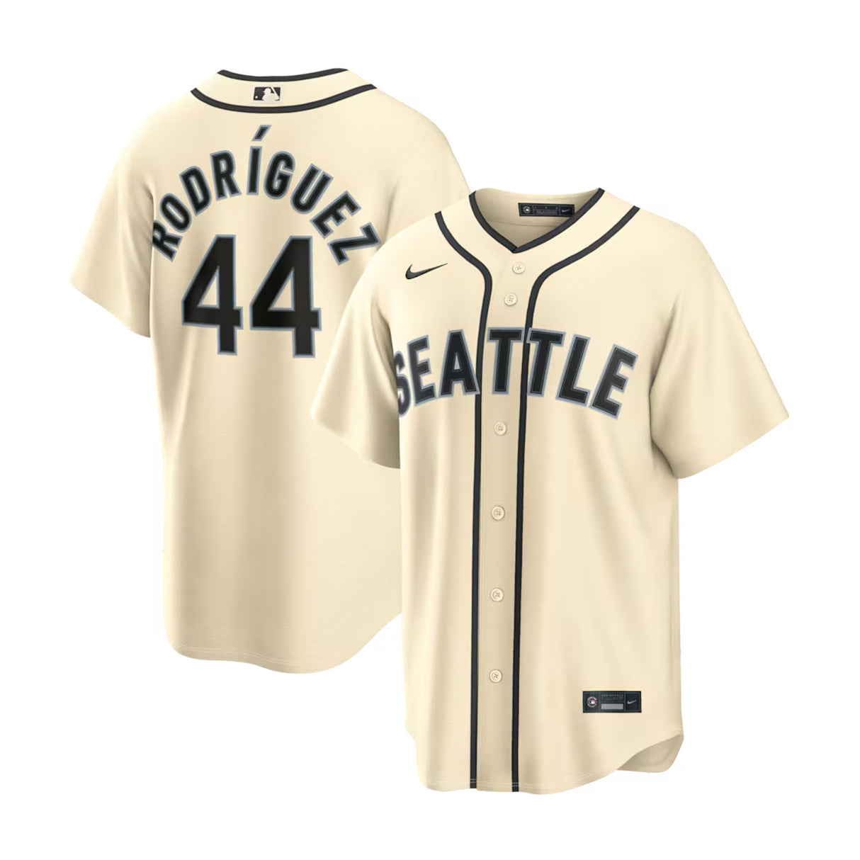 Seattle Mariners Julio Rodríguez Alternate Cream Stadium Jersey