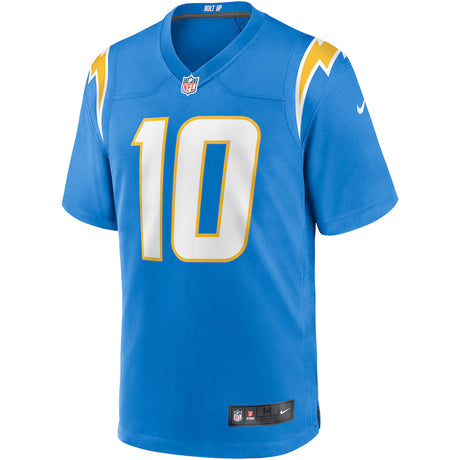 Los Angeles Chargers Justin Herbert Powder Blue Nike Player Game Jersey