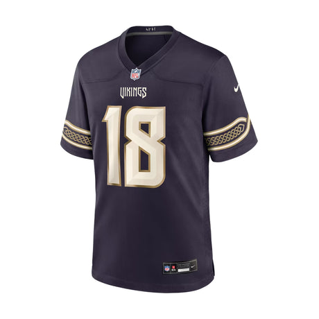 Minnesota Vikings Justin Jefferson 2026 Rivalries Collection Purple Game Jersey