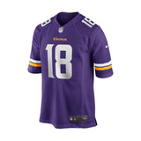Minnesota Vikings Justin Jefferson Purple Game Jersey