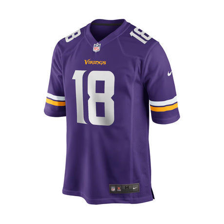 Minnesota Vikings Justin Jefferson Purple Game Jersey