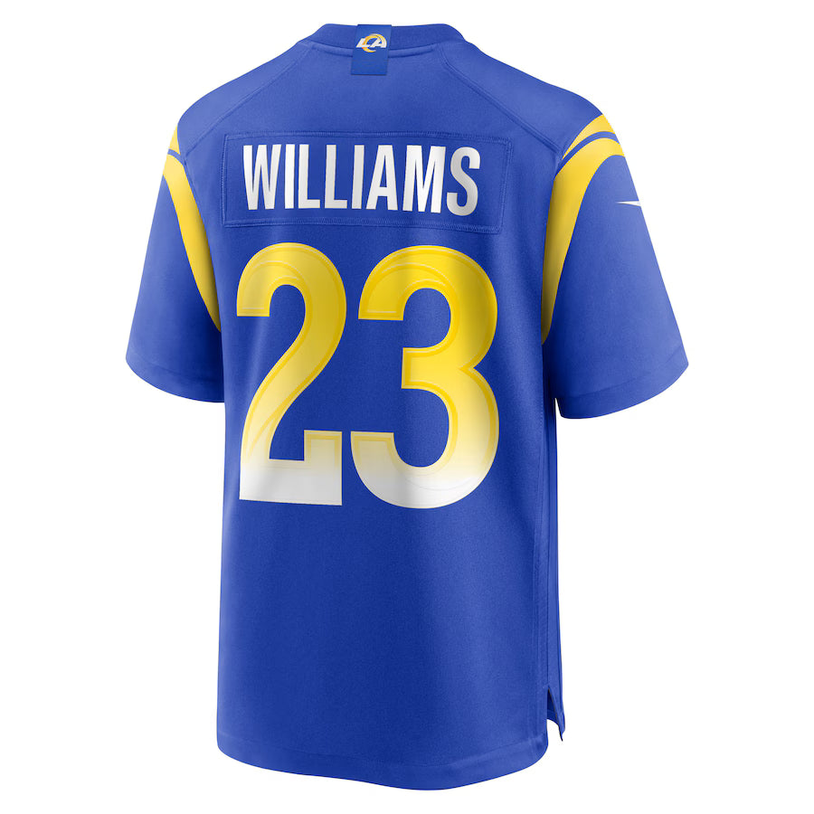 Los Angeles Rams Kyren Williams Royal Nike Game Player Jersey