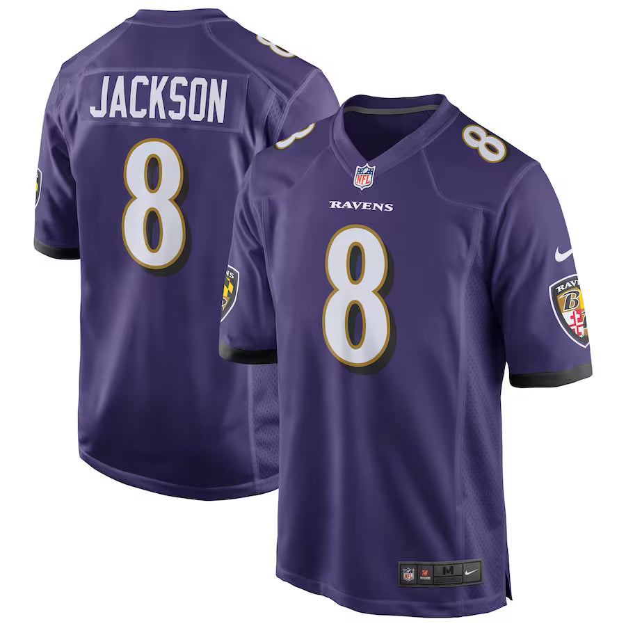 Baltimore Ravens Lamar Jackson Purple Nike Game Jersey