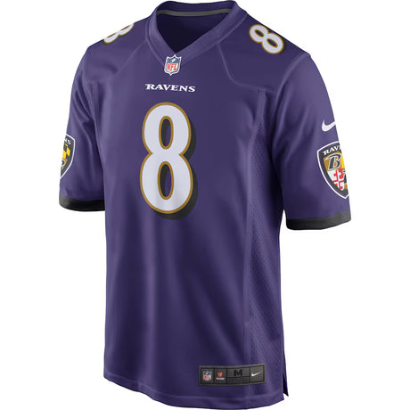 Baltimore Ravens Lamar Jackson Purple Nike Game Jersey