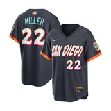 San Diego Padres Mason Miller 2026 City Connect Obsidian Stadium Jersey