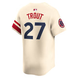 Los Angeles Angels Mike Trout Nike City Connect Natural Limited Jersey